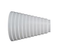 BAZEITFLOW Range Hood Exhaust Adapter Reducer Ring 100-200Mm Plastic Vent Duct Inline Reducer Connector for Kitchen Ventilation Systems