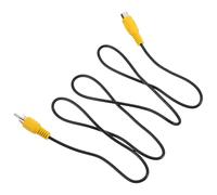 BAZEITFLOW Rca Male to Female Audio Extension Cable 1M Black Metal Connector Speaker Audio Cord for Car Stereo and Av Equipment