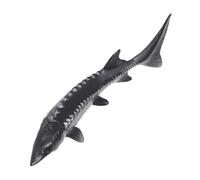 BAZEITFLOW Realistic Chinese Sturgeon Model PVC Animal for Educational Desktop Decoration Enhances Cognition and Imagination Wear-resistant Material