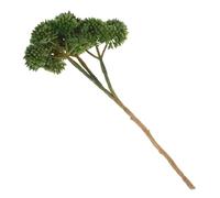 BAZEITFLOW Realistic Faux Succulents Stem Mini Fake Succulent Plants for Home Office Photography Decor Soft Touch Dark Green Micro Landscape Arrangement Charming Small Artificial Plants for
