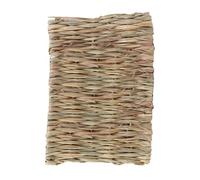 BAZEITFLOW Reed Braid Pet Mat Grinding Nest Cushion for Hamsters Rabbits Guinea Pigs Chinchillas Small Animals Warm Handwoven Foot Pad