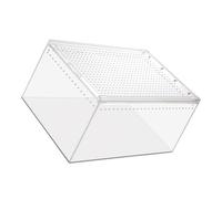 BAZEITFLOW Reptile Cage Transparent Terrarium for Snakes Frogs Spiders and Crabs Multi-function Household Keeper No Assembly Required