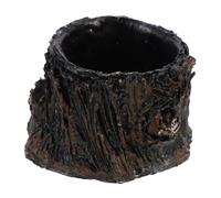 BAZEITFLOW Reptile Water Bowl Food Dish Resin Feeding Basin for Tortoises Lizards Amphibians Lifelike Design for Terrariums Convenient for Easy Feeding and Hydration
