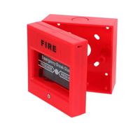 BAZEITFLOW Resettable Manual Fire Alarm Button Key Reset Emergency Call Point Switch for Traditional Fire Alarm Systems Red Color