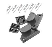 BAZEITFLOW Retractable Baby Gate Extension Kit with Hardware, Grey Foldable Safety Fence for Indoor Child and Pet Safety, Doorway and Stair Protective Barrier, No Drilling Installation