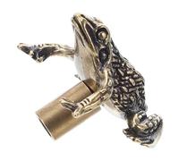 BAZEITFLOW Retro Brass Pulls with Chinese Toad Design Durable Animal Cabinet Handles for Dressers and Living Room Furniture Stylish Vintage Brass Handles for Nursery Home