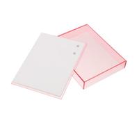 BAZEITFLOW Reusable Acrylic False Eyelashes Storage Case Cosmetic Organizer for Travel and Daily Use Eyelash Organizer Box Protecting and Neatly Storing False Lashes