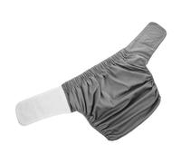 BAZEITFLOW Reusable Waterproof Elderly Diaper Adjustable Washable Adult Incontinence Briefs Grey Cloth Nappy Leakproof Training Pants for Seniors and Patients