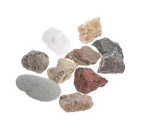 BAZEITFLOW Rock Collection Science Kit for Boys and Girls Introductory Geology Specimen Set Identified Samples Laboratory Science Teaching Prop for Classroom and Field Testing