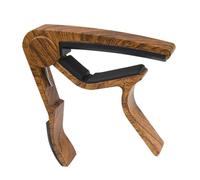 BAZEITFLOW Rosewood Grain Acoustic and Electric Guitar Capo Clamp, Classical Folk Guitar Trigger Capo for Music Performance and Practice