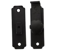 BAZEITFLOW Rotatable Sliding Barn Door Latch Heavy Duty Stainless Steel Gate Lock for Garden Bathroom Cabinet Security Left Right Mountable Safety Lock