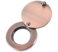 BAZEITFLOW Rotating Metal Peephole Cover for Front Door Privacy Protection Easy Installation Privacy Shield for Home Office Hotel Entry Doors