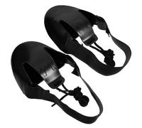 BAZEITFLOW Safety Toe Covers Heavy-Duty Protective Overshoes for Construction and Production Sites Impact-Resistant Shoe Caps with Versatile Fit for Workers and Visitors Wear-Resistant Safety Black