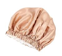 BAZEITFLOW Satin Sleep Bonnet for Women Buckle Double Hair Care Cap Lightweight Comfortable Night Hat for Hair Protection During Chemotherapy and Beauty Routine