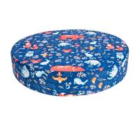 BAZEITFLOW Seat, Booster Waterproof Cushion Toddler Dining for at for Sitting Portable Detachable and Washable Blue Sponge and Polyester Fiber Feeding Chair Kids at Table