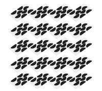 BAZEITFLOW Self-Adhesive Anti-Slip Eyeglass Nose Pads Black D-Shape, Soft Thin Glass Nose Pads for Eyeglasses Comfort, 150 Pairs Replacement Cushions for Glasses Frames