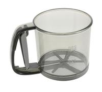 BAZEITFLOW Semi-Automatic Hand Crank Flour Sifter Double Kitchen Strainer for Baking Powdered Sugar and Fine Flour Efficient Household Gadget for Even Sifting and Quick Operation
