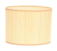 BAZEITFLOW Shade Lampshade Bamboo Or Oval Table Lamps Socket Lamp E14 E27 for, Structure Rustic Khaki Woven Easy to Install Sturdy Creating Warm Atmosphere in Please Help me Living Room Or Bedroom