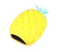 BAZEITFLOW Silicone Bath Brush Cartoon Pineapple Shape Shower Scrubber Soft Body Washing Brush for All Skin Types Durable Yellow Design for Effortless Exfoliation and Great Bathing Experience