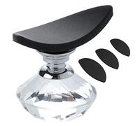 BAZEITFLOW Silicone Eyeshadow Stamp 4pcs Set Diamond Handle Large, Medium, Small Stamps for Home Eye Makeup Application Girl Makeup Accessory