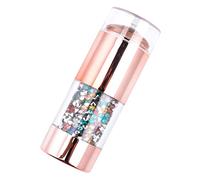 BAZEITFLOW Silicone Nail Stamper Tool and Skin Friendly Material 2pcs with Rhinestone Electroplated Design, Long Serving Life Random Color for DIY Nail Art Design and French Manicure