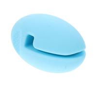 BAZEITFLOW Silicone Temp Probe Clip Non-scratch Thermometer Holder Pot Clamp Secure Fixation Compact Kitchen Accessory for Candy Bbq Cooking with Stylish Lake Blue Color