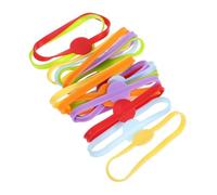 BAZEITFLOW Silicone Wine Glass Markers and Bands 18pcs Set Stretchable Decorative Drink Cup Identifiers for Parties Bars Weddings with 6 Colorful Wine Charms