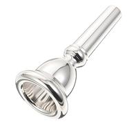 BAZEITFLOW Silver Copper Euphonium Mouthpiece Accessory for Beginners and Students with Lasting Luster and Good Feel, Musical Instrument Part for Practice and Performance