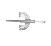 BAZEITFLOW Silver Drum Lug Hook for Drum Kit Fixing Screw Single Mounting Hook Compatible with Snare Practical Musical Instrument Accessory