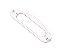 BAZEITFLOW Silver Single Coil Pickup Mounting Ring for St Style Electric Guitar Durable Metal Frame Replacement Accessory Flat Humbucker Pickup Frame for DIY Guitarists