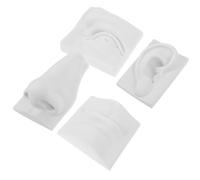 BAZEITFLOW Sketch Facial Features Sculpture Teaching Sketch Tool for Sketch Drawing Practice, Gypsum White 1 Set