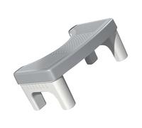 BAZEITFLOW Slip Squatting Foot Toilet Stool for Bathroom Thickened Non Slip Potty Stool for Home Use Fits All Toilets Supports Healthy Bowel Movements Gray