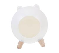 BAZEITFLOW Small Pet Hideout and Hamster Shelter Indoor Sleeping House White Plastic Hamster Hideout for Hedgehogs and Guinea Pigs, Cozy Hideaway for Small Pets