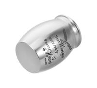 BAZEITFLOW Small Stainless Steel Pet Cremation Urn for Cat and Dog Ashes Mini Portable Memorial Keepsake Box with Openable Design Animal Ashes Holder for Funeral and Burial