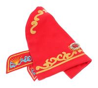 BAZEITFLOW Soft Red Cotton Birthday Hat for Newborns and First Birthday Celebrations Gender-neutral Prince Beanie for Full Month Parties and Special Milestone Moments Breathable Comfortable