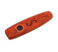 BAZEITFLOW Solid Wooden Kazoo for Adults Sturdy Kazoo Instrument Made of Solid Wood for Beginners and Professionals Versatile Musical Wind Instrument for Accompaniment and Performances