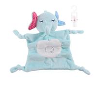 BAZEITFLOW Soothing Towel with Unique Elephant Animal Design Soft Plush and PP Cotton Comforter for Boys and Blanket for Newborns
