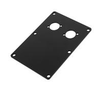 BAZEITFLOW Speaker Terminal Junction Box Panel 162x112mm Plastic Binding Post Plate for Theater Audio Speakers Accessory