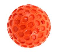 BAZEITFLOW Squeaky Dog Ball Small and Medium Dogs Durable Soft Rubber Chew Ball with Honeycomb Design Interactive Fetch for Indoor Outdoor Play
