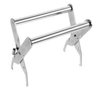 BAZEITFLOW Stainless Steel Beekeeping Holder Clamp for Bee Hive Frames Compact and Smooth Polished Beehive Frame Tool for Secure Gripping and Easy Release Suitable for Various Apiculture