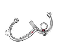 BAZEITFLOW Stainless Steel Cattle Nose Ring with Cow Nose Plier Durable Resistant for Easy Management Strong Spring Design Suitable for Cows Up
