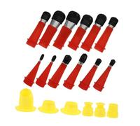 BAZEITFLOW Stainless Steel Caulking Nozzle for Precise Finishing Reusable Sealant Applicator Tools for Door and Window Repairs Smooth Glue Flow Sealing Tool for Bathroom and Kitchen