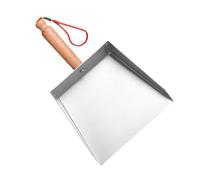 BAZEITFLOW Stainless Steel Small Dustpan with Short Handle for Household Tabletop Cleaning Lightweight and Resistant Mini Dust Pan for Childrens Use Practical Design for Narrow Spaces and