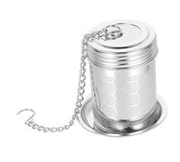 BAZEITFLOW Stainless Steel Tea Strainer with Mesh Filter and Drip Tray Portable Tea Infuser for Loose Leaves for Home Office Restaurant Use