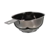 BAZEITFLOW Stainless Steel Wide Mouth Jar Funnel with Ergonomic Handle for Canning Oil Straining and Sausage Making Square Kitchen Funnel for Easy Liquid Transfer and Spill Prevention Black