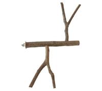BAZEITFLOW Standing Perch Toy for Parrots Chewing Accessory Easy to Install Bird Cage Perch for Birds for Natural Beak Maintenance and Playtime