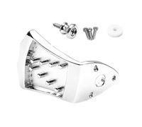 BAZEITFLOW String Bridge Mandolin Tailpiece Metal Hardware Waves Tail Design Easy Install Mandolin Sound Improvement String Instrument Accessory