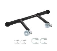 BAZEITFLOW Stroller Handle Extender Double Tube with 3 Size Clips, Universal Pushchair Handlebar Extension for Travel, Picnic, and Family Outings