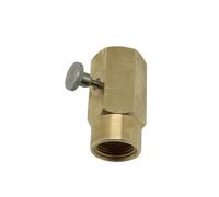 BAZEITFLOW Tank Adapter for Sparkling Water Machine Screw Connector for Soda Machine Conversion Lightweight Reusable Carbonation Valve Compatible with Soda Makers Random Color