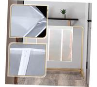 BAZEITFLOW Thickened Dustproof Garment Cover with Zipper Wardrobe Hanging Clothes Storage Bag for Home Reusable Transparent Suit Protector Easy to Suspend and Tear-resistant